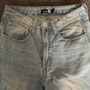 Boohoo Distressed Mom Jeans